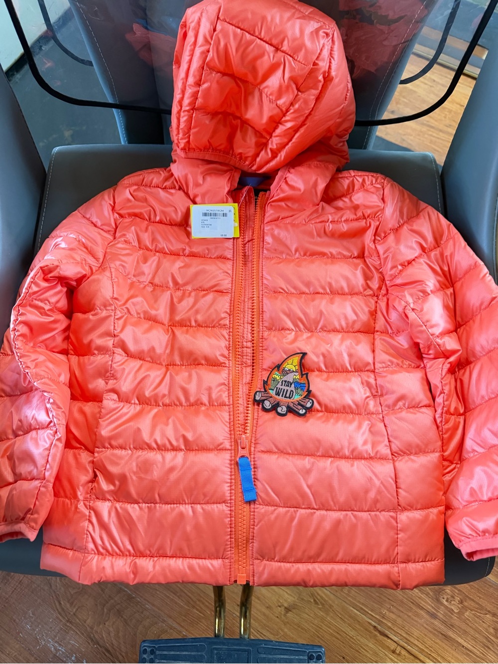 Primary Bright Coral Lightweight Jacket